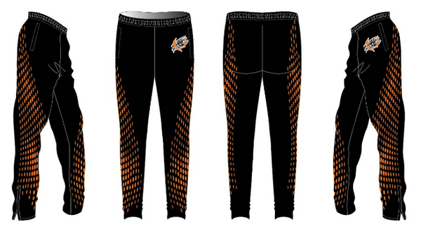 Full Sublimation Microfiber Warm-Up Pants W/ LINER (Tapered)