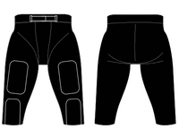INTEGRATED 4 Way Stretch Football Pants Size Samples