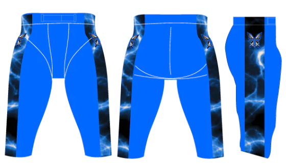 Dyed Pullup Football Pants w/ Sublimated Side Panel