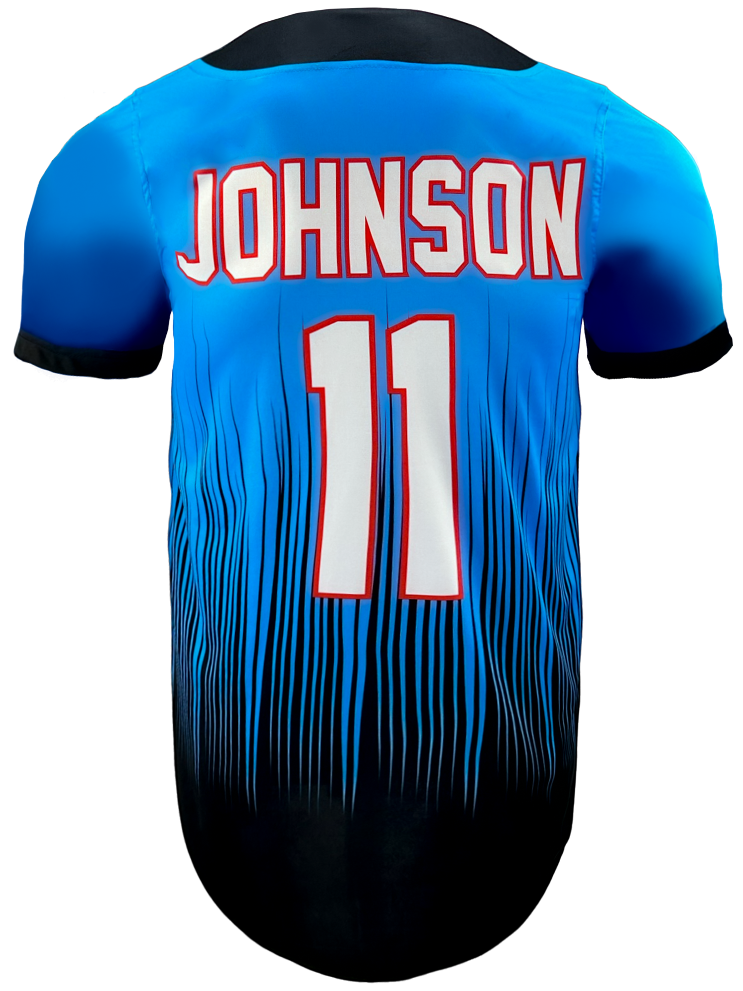 Short Sleeve Faux Full Button Baseball Jersey