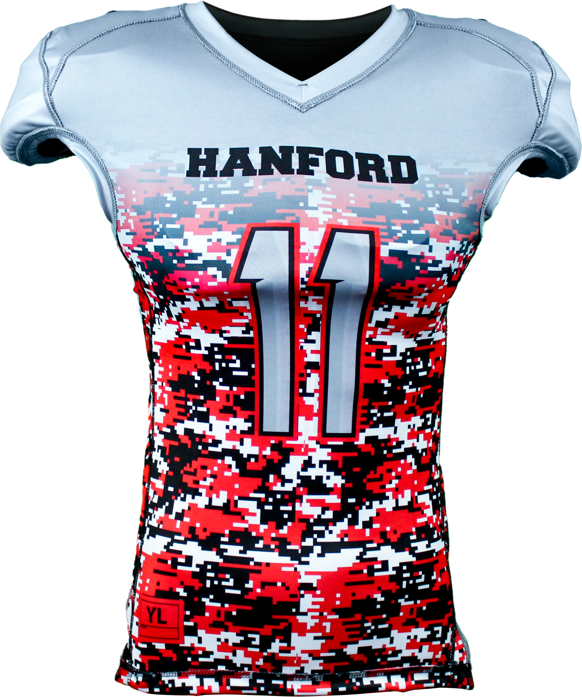 Tapered Nickle 1 Ply REVERSIBLE Football Jersey