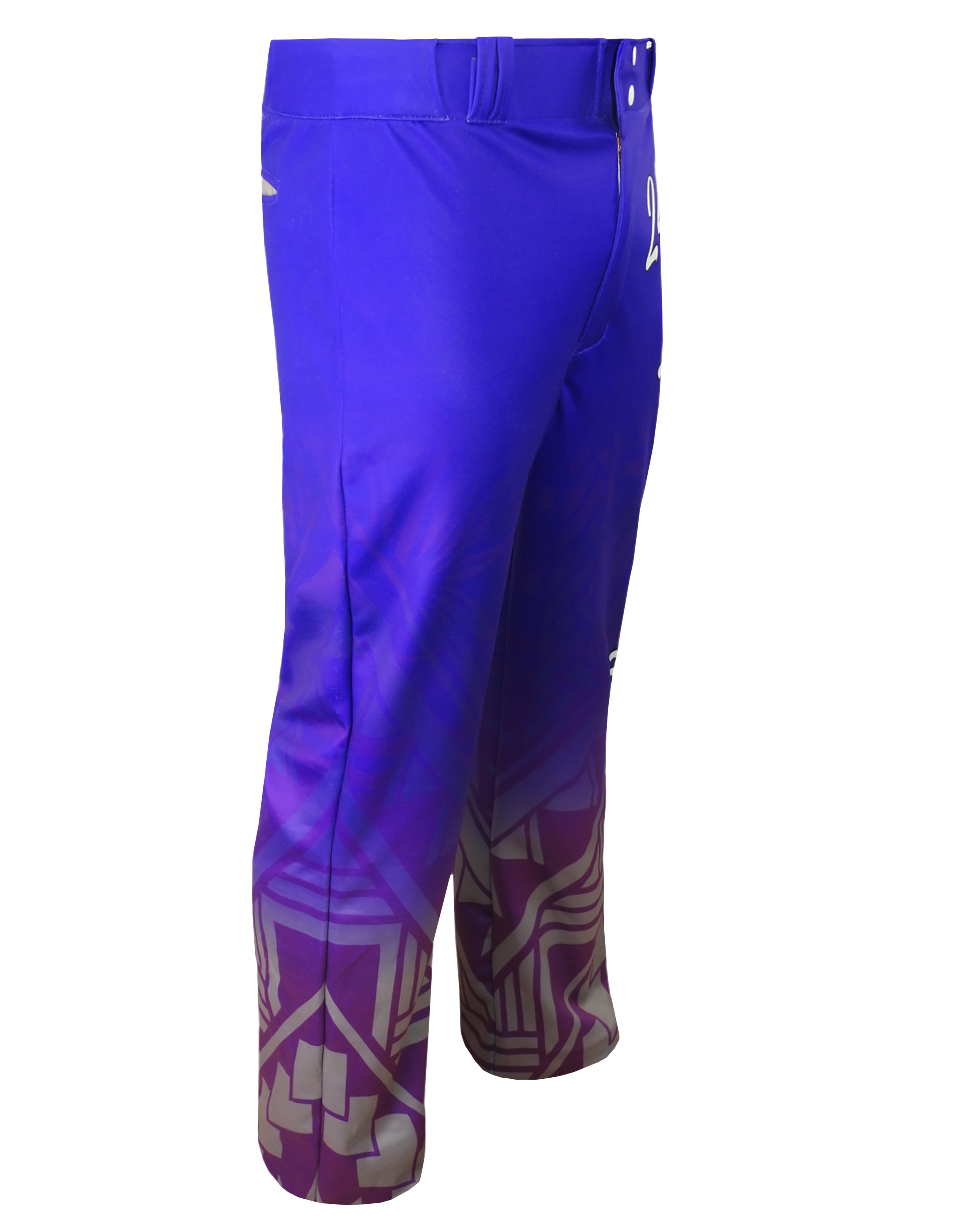 Full Sublimation Tapered Open-Bottom Baseball Pants