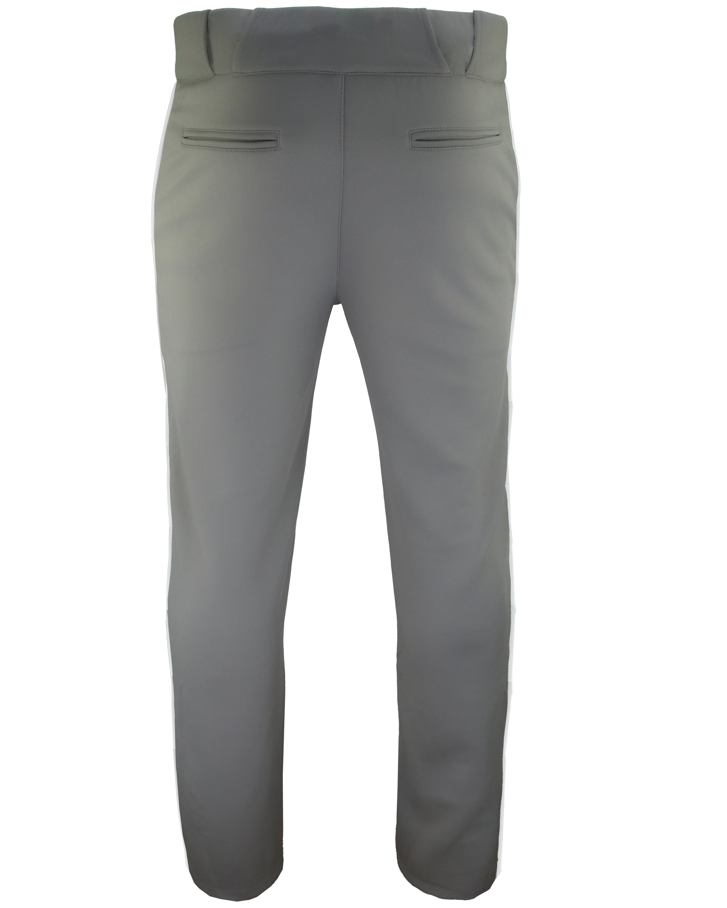 Dyed Tapered Open-Bottom Baseball Pants w/ Piping
