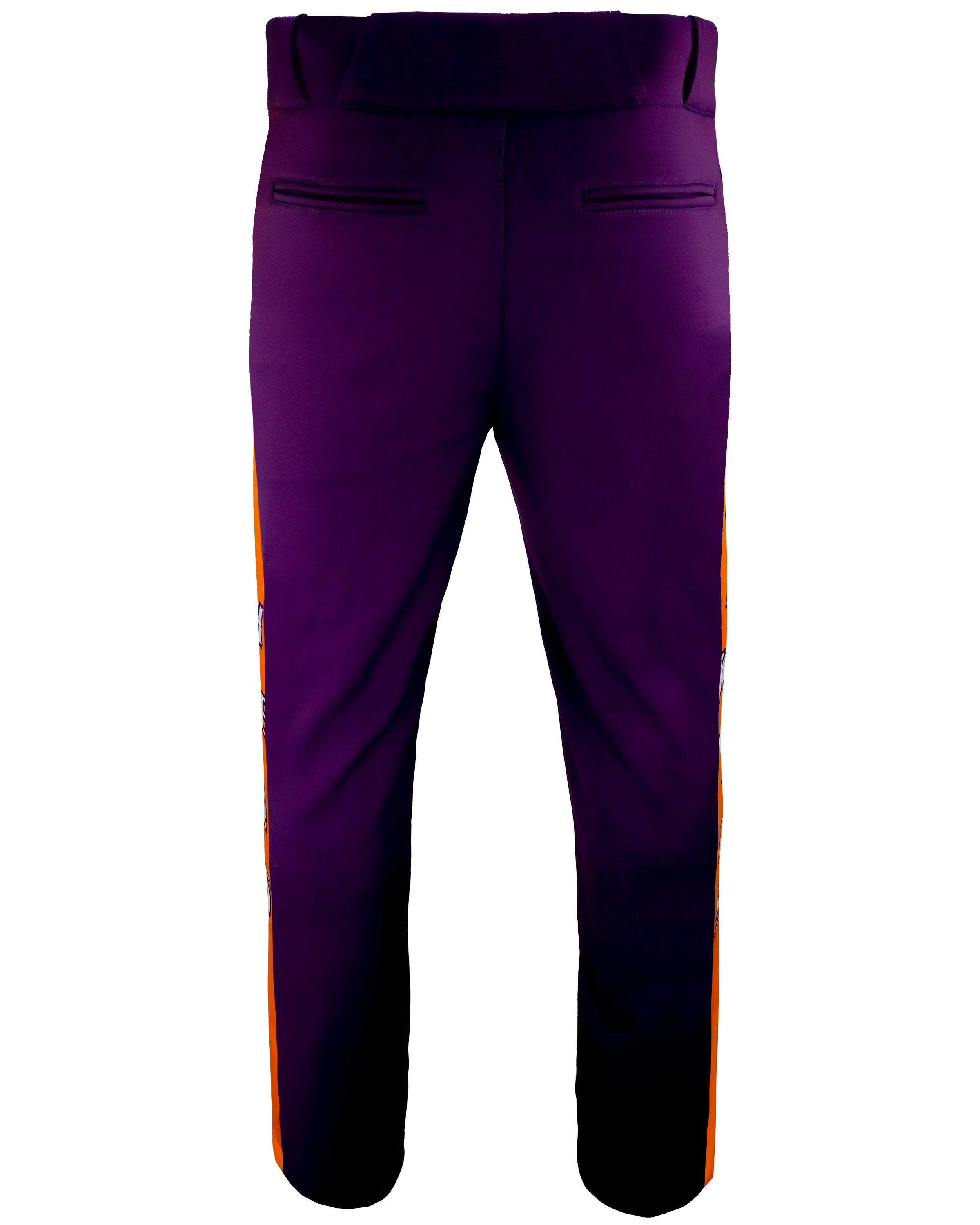 Dyed Tapered Open-Bottom Baseball Pants w/ Sublimated Side Panels