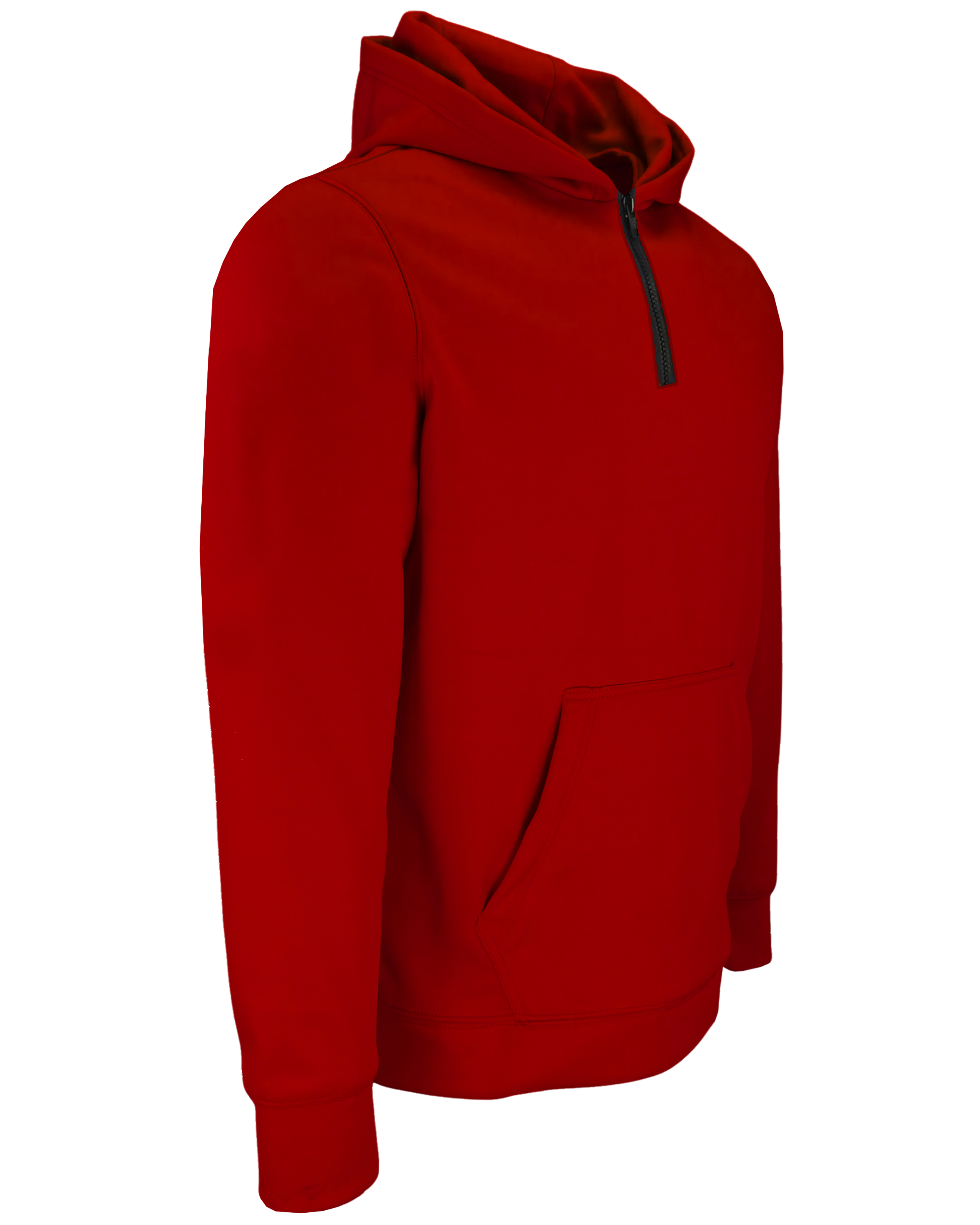 DYED Performance QUARTER zip Hoodie w/ Sleeve Cuffs
