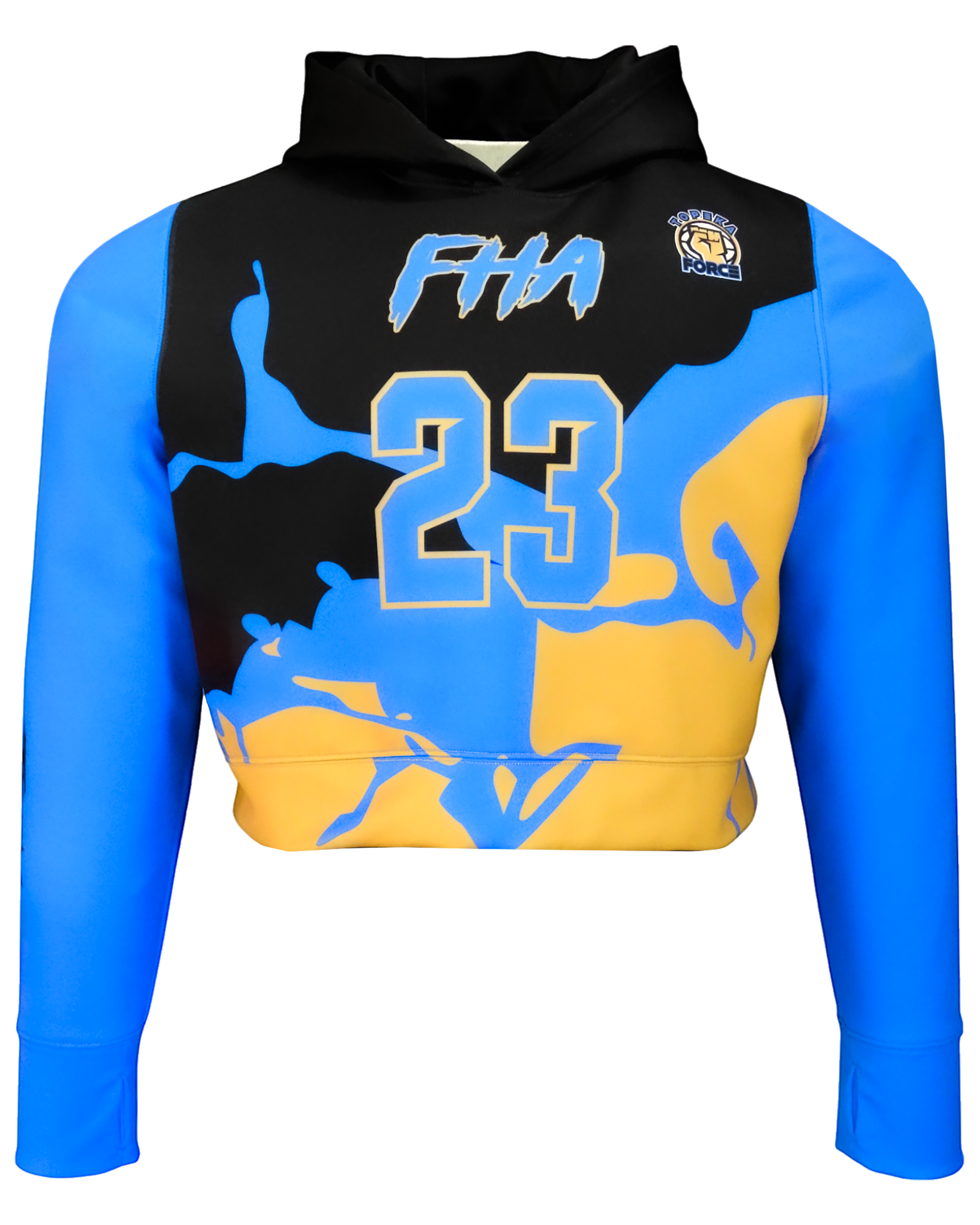 Performance Crop Top Hoodie