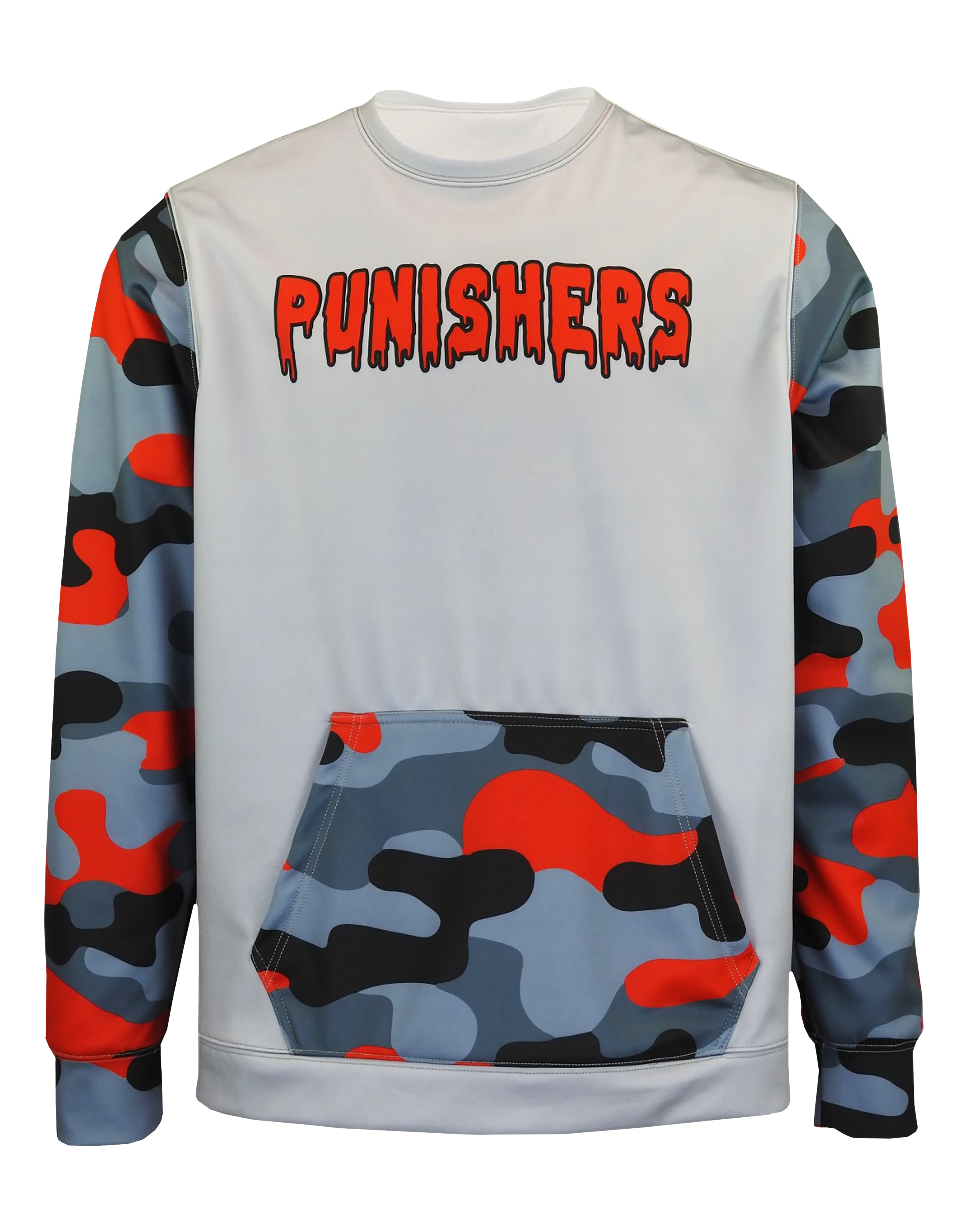 Performance Crew Sweatshirt w/ Sleeve Cuffs & Kangaroo Pocket
