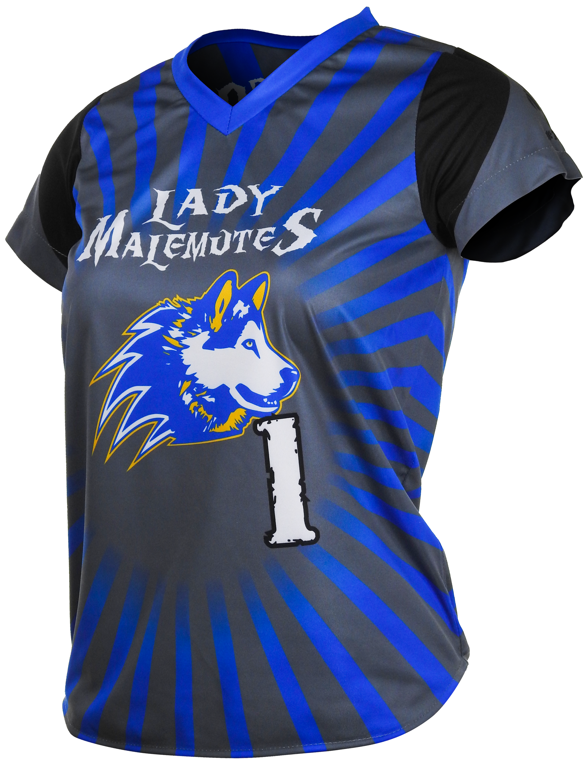Short Sleeve V Neck Softball Jersey
