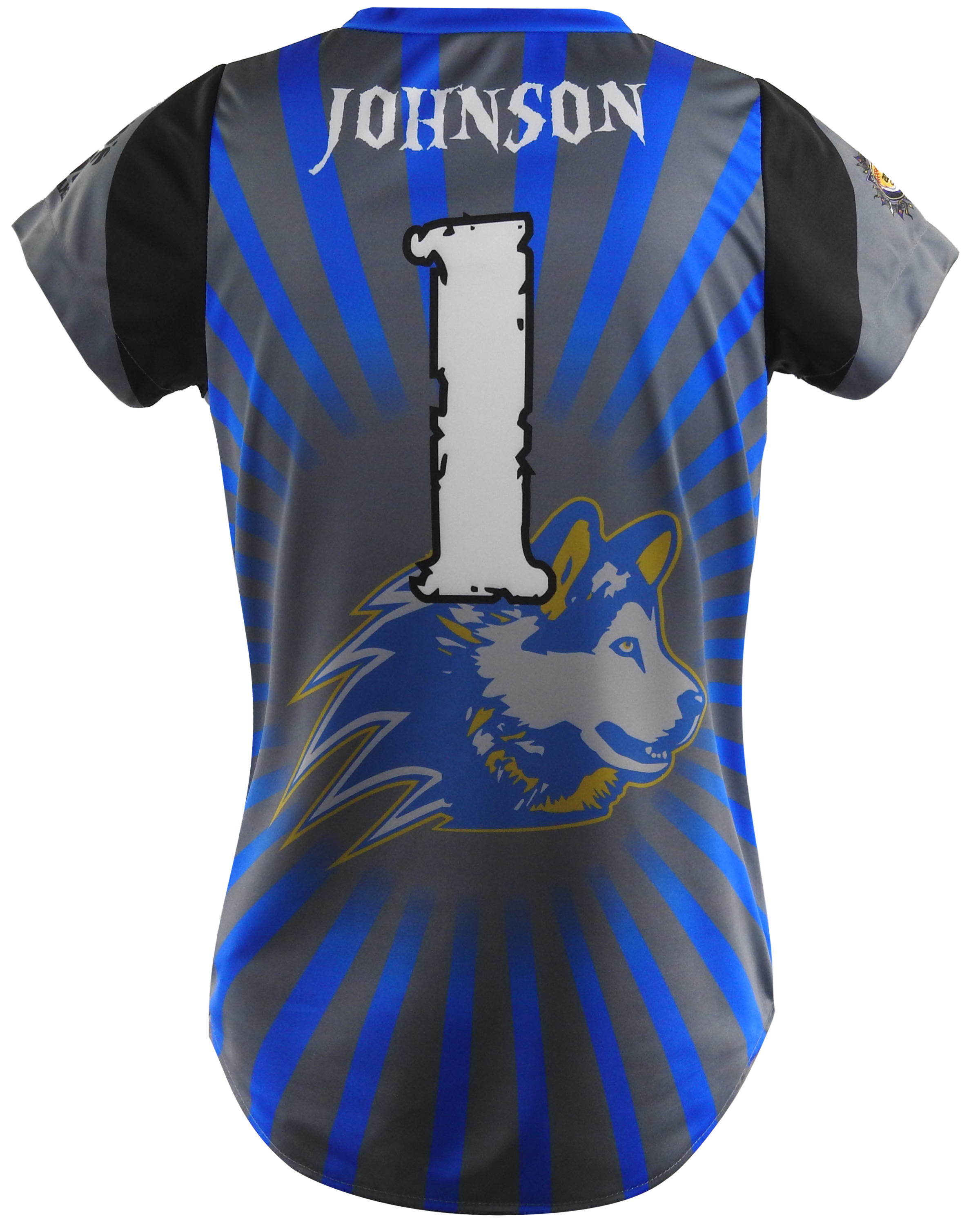 Short Sleeve V Neck Softball Jersey