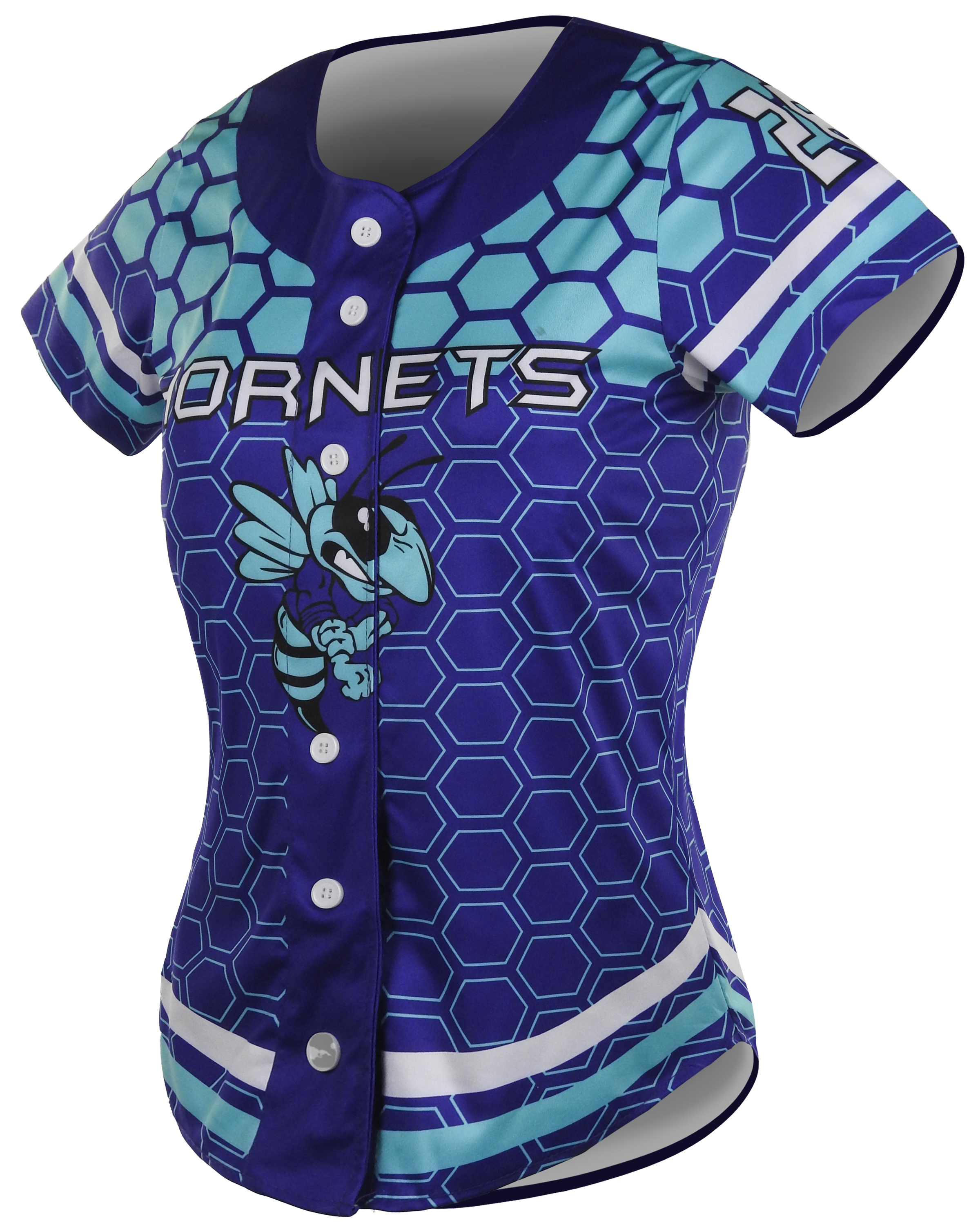 Short Sleeve Full Button Softball Jersey
