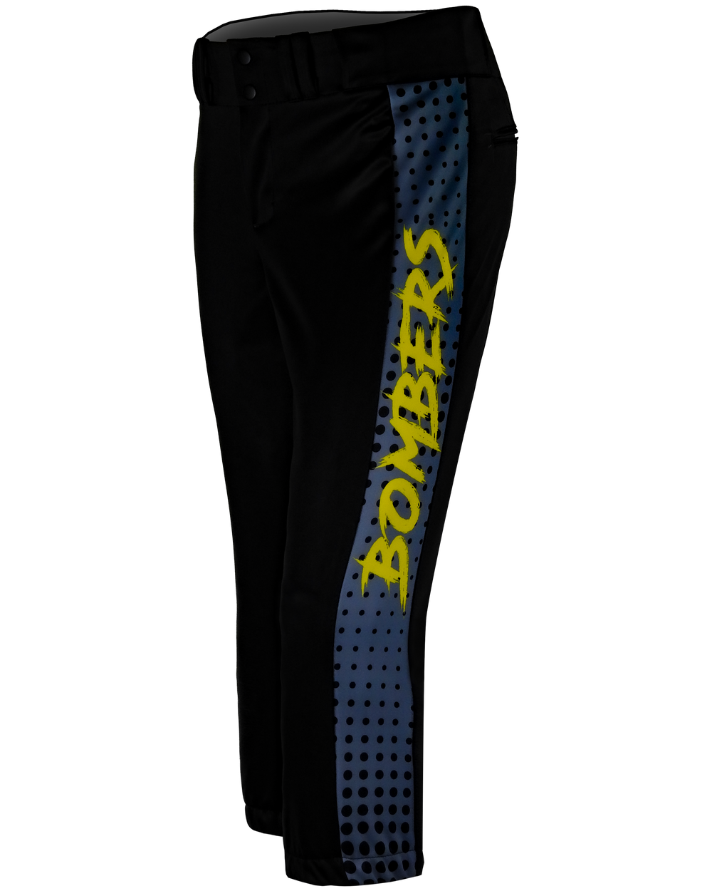 Dyed Lowrise Softball Pants w/ Sublimated Side Panel