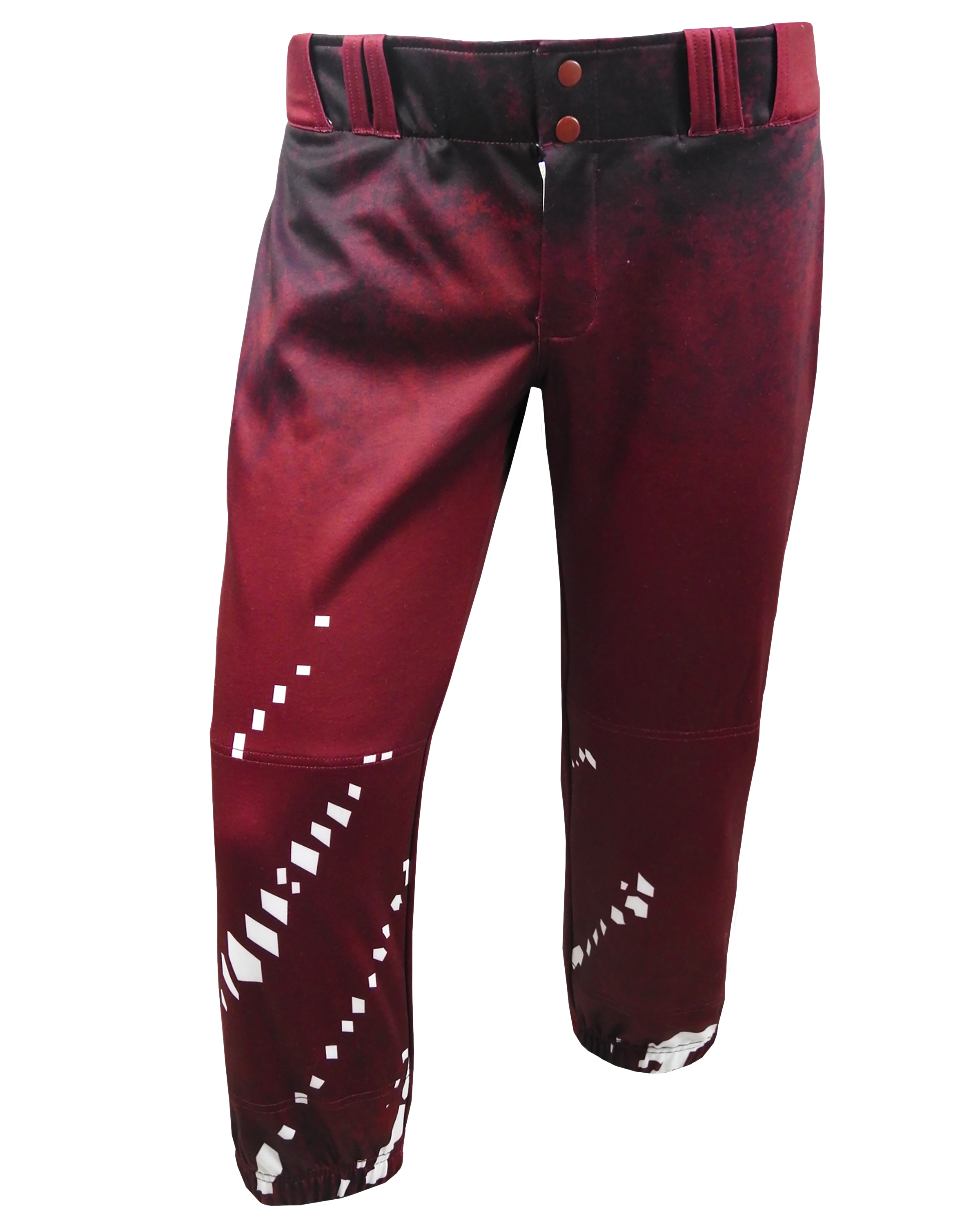 Full Sublimation Tapered Lowrise Softball Pants w/ Pockets