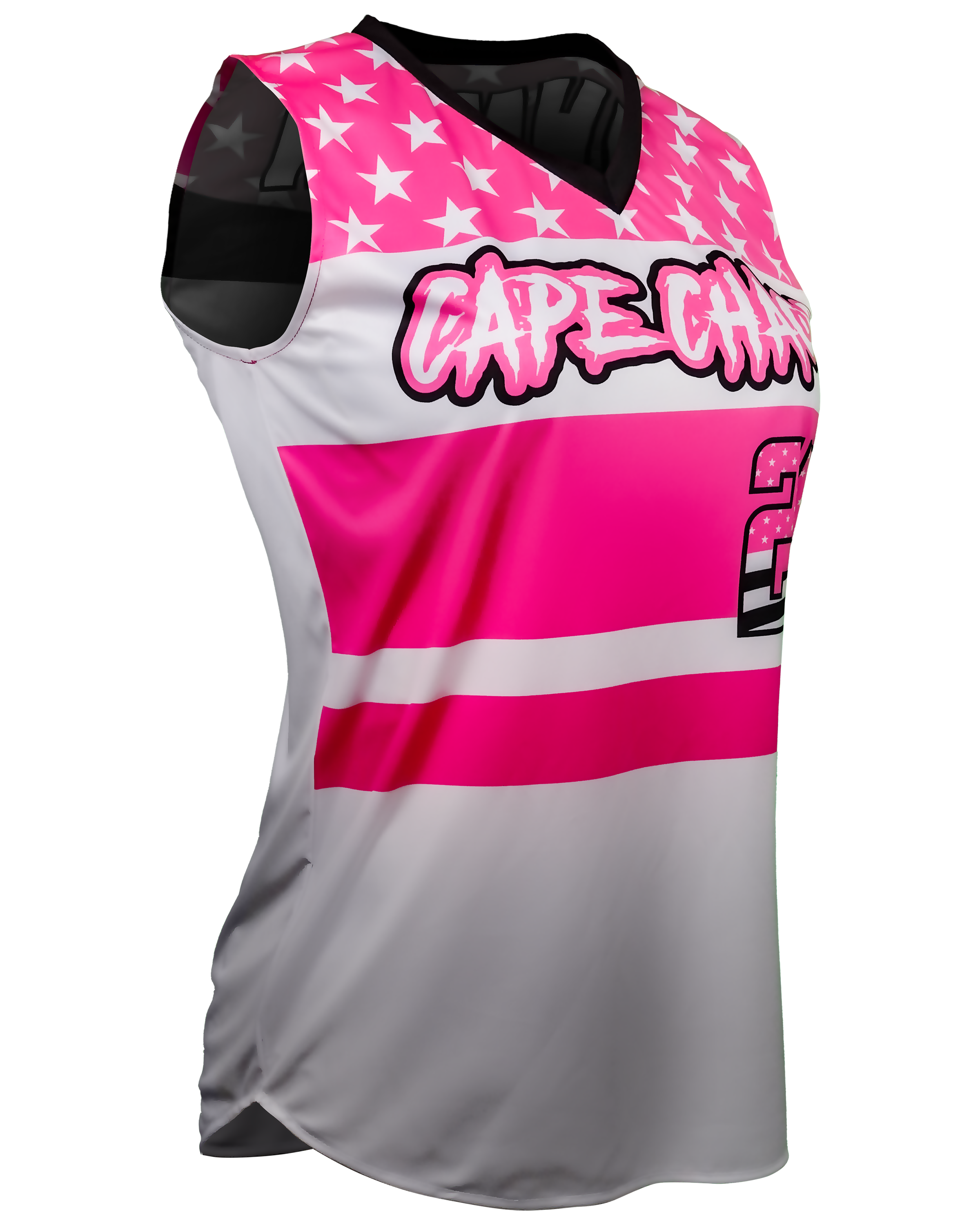 Sleeveless V-Neck Softball Jersey