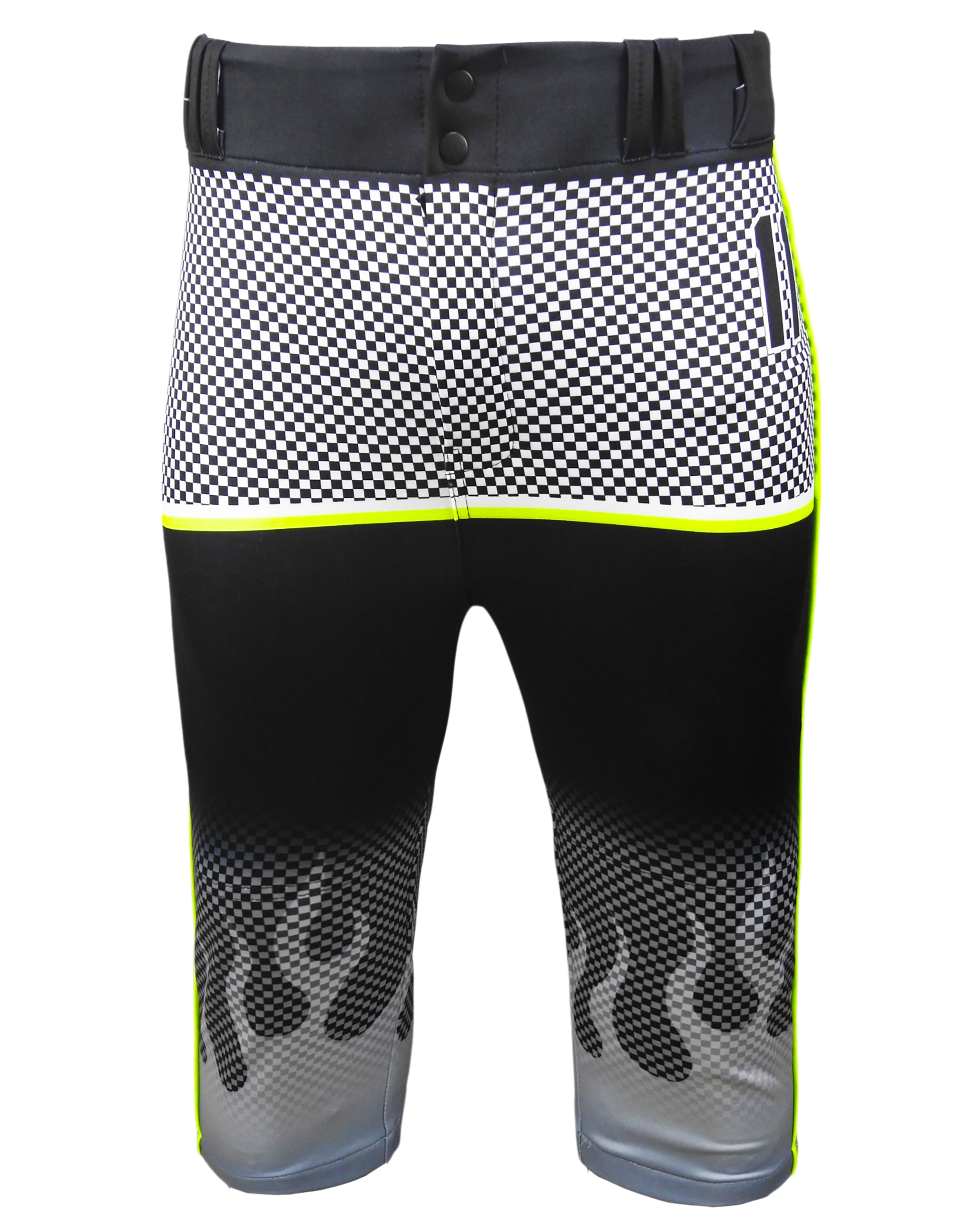 Full Sublimation Tapered Knicker Baseball Pants w/ Piping