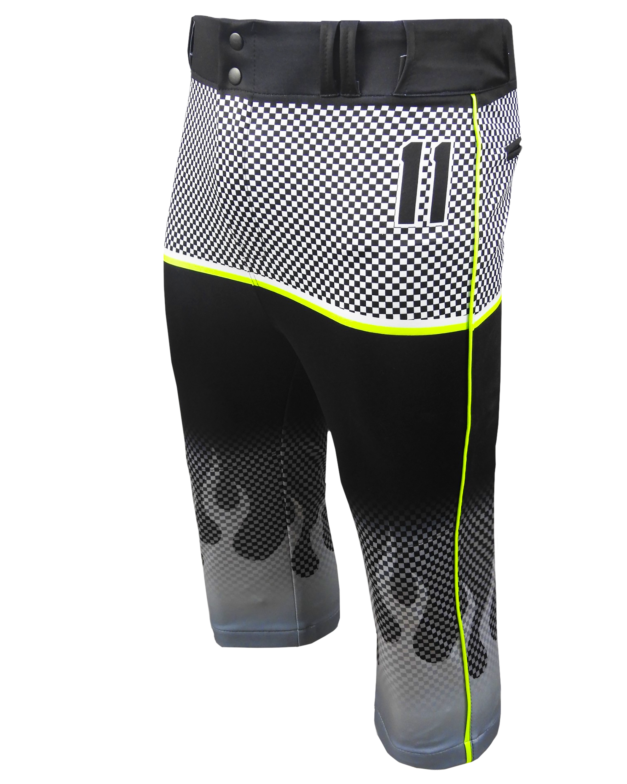 Full Sublimation Tapered Knicker Baseball Pants w/ Piping