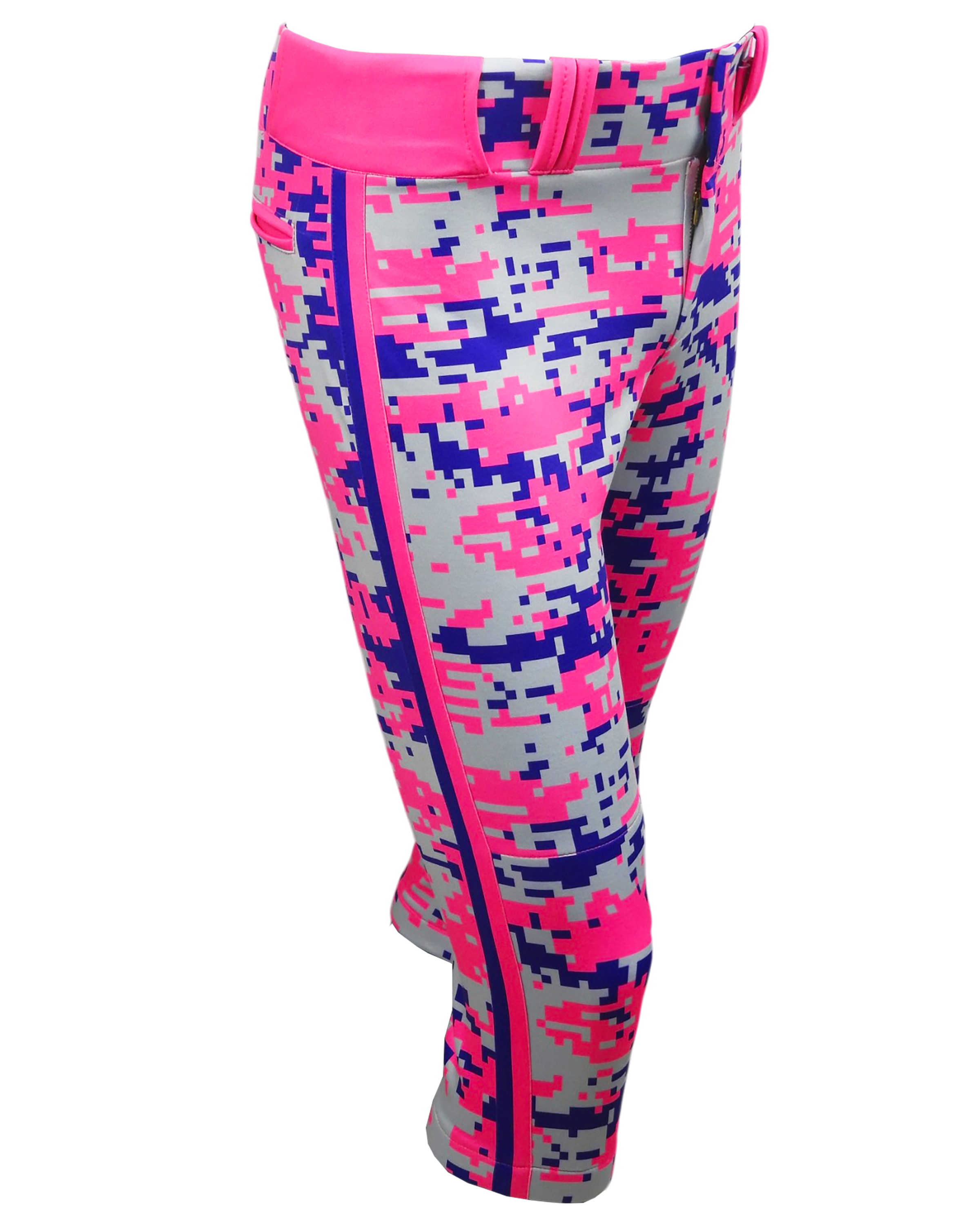 Full Sublimation Tapered Knicker Softball Pants w/ Braiding