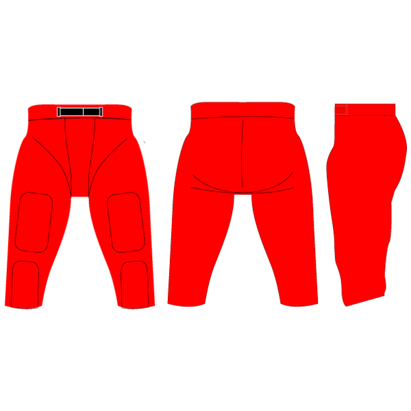 Touchdown Integrated Football Pants (Solid-Color)