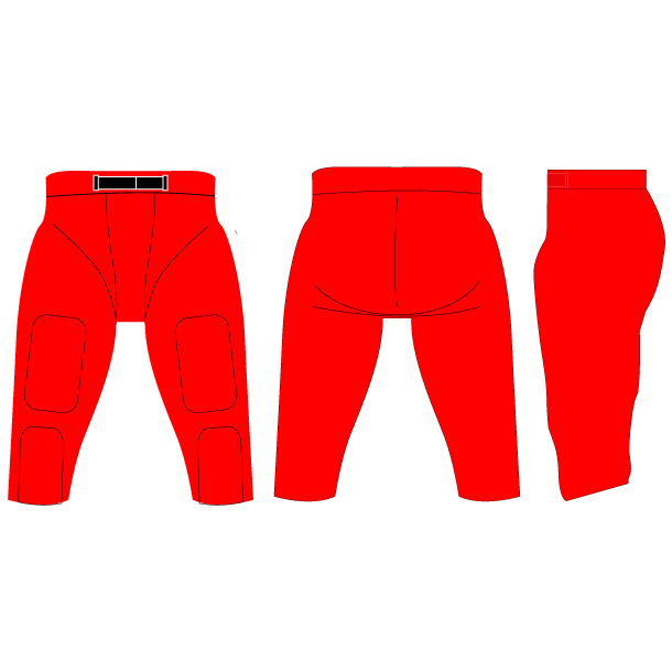 Touchdown Integrated Football Pants (Solid-Color)