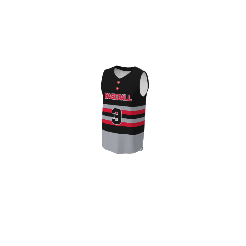 Jerseys 8344-1A-J 2 Button Sleeveless Inset. (x 10)