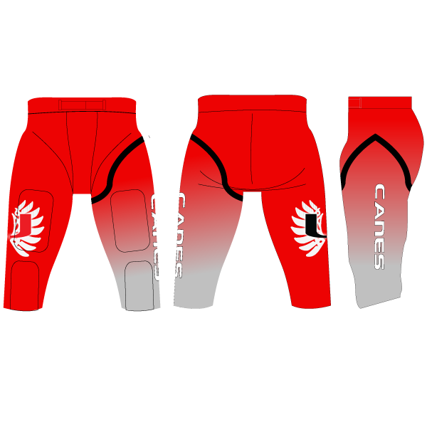 Full Sublimation 4 Way Stretch INTEGRATED Football Pants